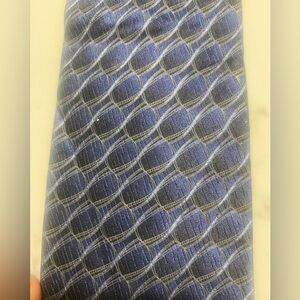 Elegant Navy Patterned Men's Tie
